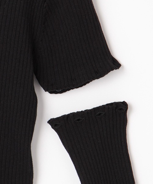 by LOVEiT（バイラビット）の「袖取り外しニット（ニット/セーター・キッズ・アイボリー/ブラック/ピンク・150cm/160cm/120cm/130cm/140cm）」の14枚目の写真
