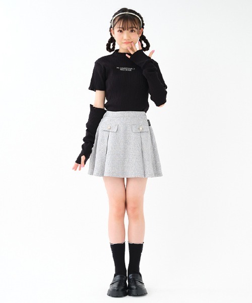 by LOVEiT（バイラビット）の「袖取り外しニット（ニット/セーター・キッズ・アイボリー/ブラック/ピンク・150cm/160cm/120cm/130cm/140cm）」の18枚目の写真