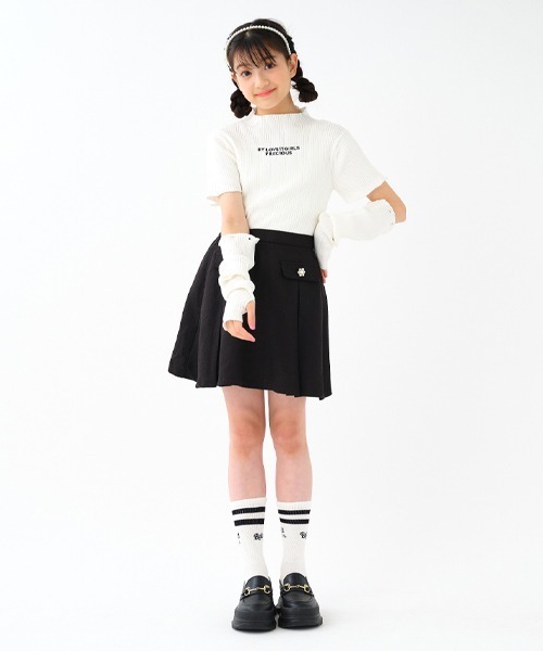 by LOVEiT（バイラビット）の「袖取り外しニット（ニット/セーター・キッズ・アイボリー/ブラック/ピンク・150cm/160cm/120cm/130cm/140cm）」の19枚目の写真