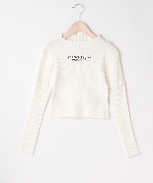 by LOVEiT（バイラビット）の「袖取り外しニット（ニット/セーター・キッズ・アイボリー/ブラック/ピンク・150cm/160cm/120cm/130cm/140cm）」の21枚目の写真