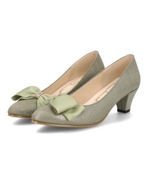 ●リボンパンプス*エメラルドグリーン●スーパードルフィー*SD（女の子）/DD共通サイズ*ドール靴の内寸：縦 約7.5cm 横 約3.0cm●