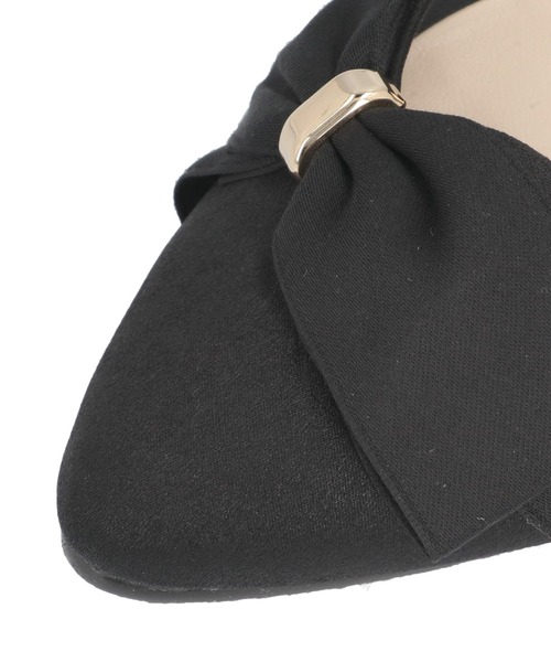 ASBee（アスビー）の「METAL ROUGE メタルルージュ レディース リボンパンプス G5552（パンプス・レディース・カーキ/ベージュ系その他/ブラック/グレー・23.0cm/24.5cm/24.0cm/23.5cm/22.5cm）」の9枚目の写真