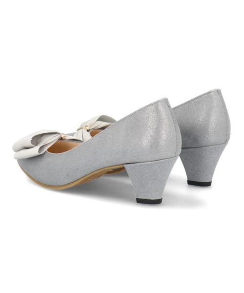 ASBee（アスビー）の「METAL ROUGE メタルルージュ レディース リボンパンプス G5552（パンプス・レディース・カーキ/ベージュ系その他/ブラック/グレー・23.0cm/24.5cm/24.0cm/23.5cm/22.5cm）」の11枚目の写真