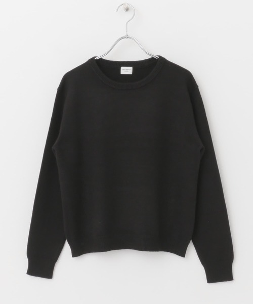 らーたん様 ニット 黒 セール】クルーネックコンパクトKNIT（ニット/セーター）｜URBAN