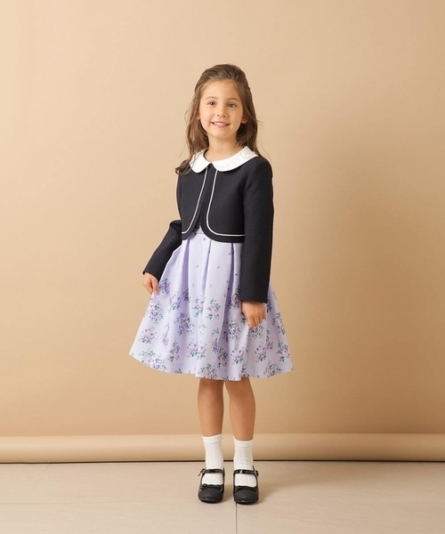 a.v.v（アーヴェヴェ）の「[KIDS]リボンヒールパンプス[WEB限定サイズ]（パンプス・キッズ・ブラック/アイボリー・19/20/18）」の14枚目の写真