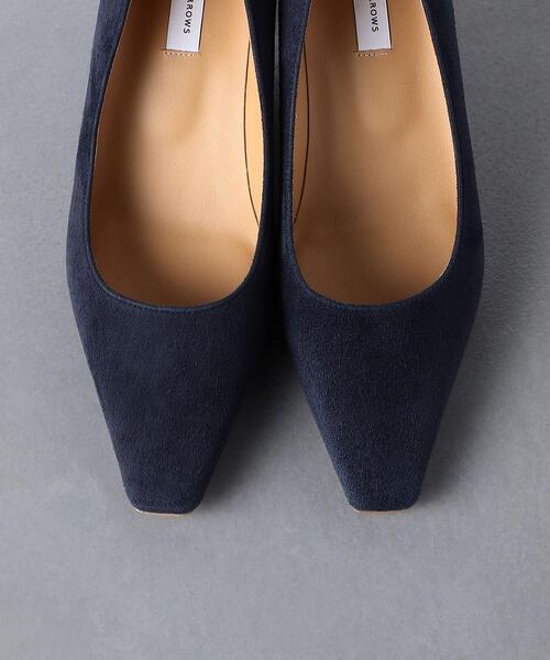 UNITED ARROWS(ユナイテッドアローズ)の「ポインテッド スクエアトゥ チャンキー パンプス(パンプス・レディース・グレー/ネイビー・37/35/35h/36/36h/37h/38)」の8枚目の写真