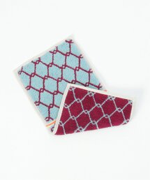 LBC（エルビーシー）の「Otta オッタ フェンス柄2つ折りハンカチ（ハンカチ/ハンドタオル）」