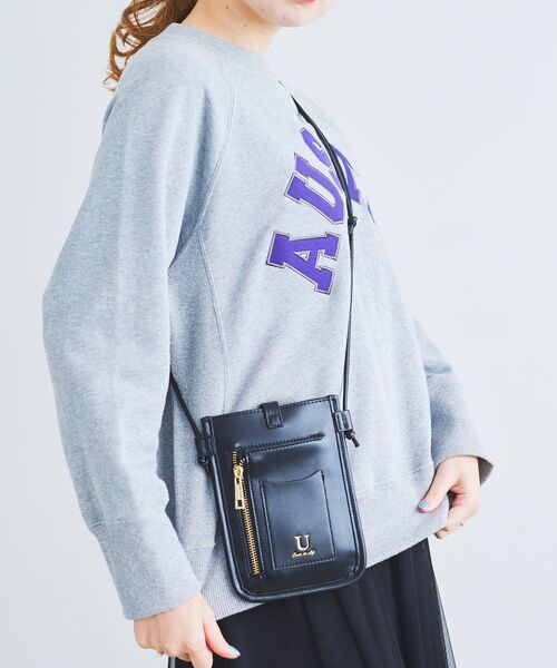 le.coeur blanc（ルクールブラン）の「ジャガードスマホショルダー（ショルダーバッグ・レディース・ブラック/キャメル・FREE）」の16枚目の写真