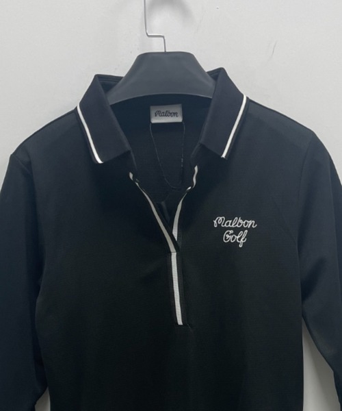 Malbon Golf（マルボンゴルフ）の「MALBON GOLF LONG SLEEVE POLO ロゴ
