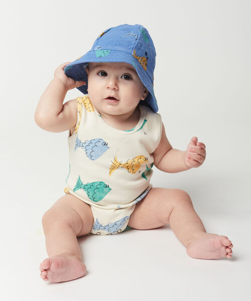 BOBO CHOSES 魚柄セットアップ2-3y 98cm