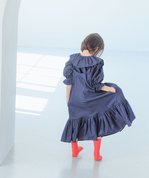 LOWRYS FARM（ローリーズファーム）の「デニムキャミワンピース