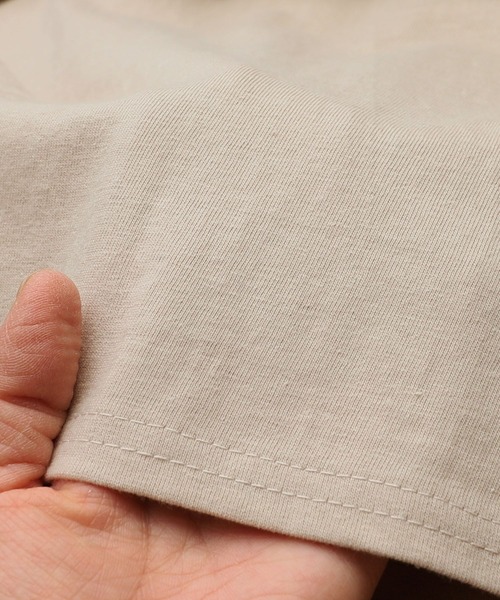 reca（レカ）の「ビッグシルエット筆記体刺繍カットソー（Tシャツ/カットソー・レディース・チャコールグレー/ベージュ/グレイッシュベージュ/オフホワイト・FREE）」の16枚目の写真