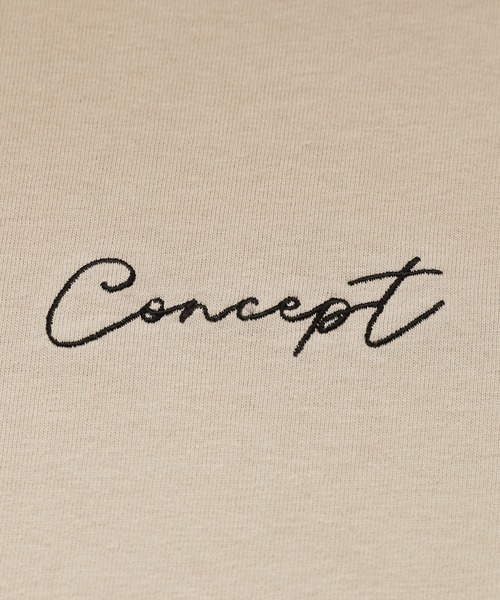 reca（レカ）の「ビッグシルエット筆記体刺繍カットソー（Tシャツ/カットソー・レディース・チャコールグレー/ベージュ/グレイッシュベージュ/オフホワイト・FREE）」の12枚目の写真