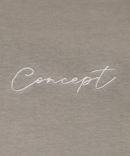 reca（レカ）の「ビッグシルエット筆記体刺繍カットソー（Tシャツ/カットソー・レディース・チャコールグレー/ベージュ/グレイッシュベージュ/オフホワイト・FREE）」の11枚目の写真