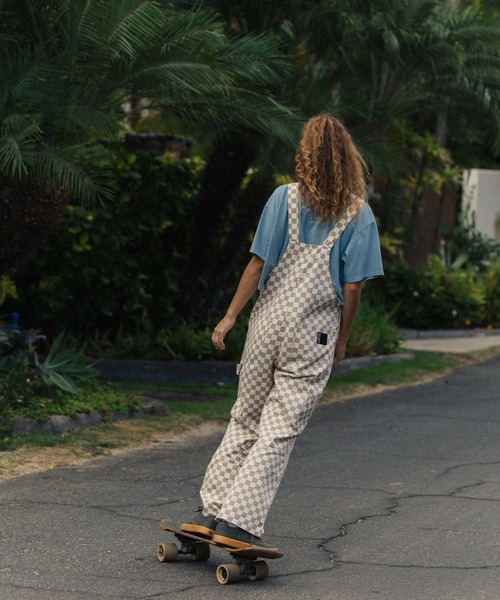 ROXY（ロキシー）の「SLIDE OVERALL/ロキシーオーバーオール（サロペット/オーバーオール・レディース・ホワイト/パープル/マルチ・MEDIUM/LARGE）」の20枚目の写真