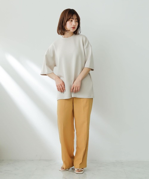 SENSE OF PLACE by URBAN RESEARCH(センスオブプレイスバイアーバンリサーチ)の「ダンボールポンチTシャツ(5分袖)(Tシャツ/カットソー・メンズ・ブルー/ライトベージュ/ブラック/ホワイト/ピンク・MEDIUM/LARGE)」の12枚目の写真