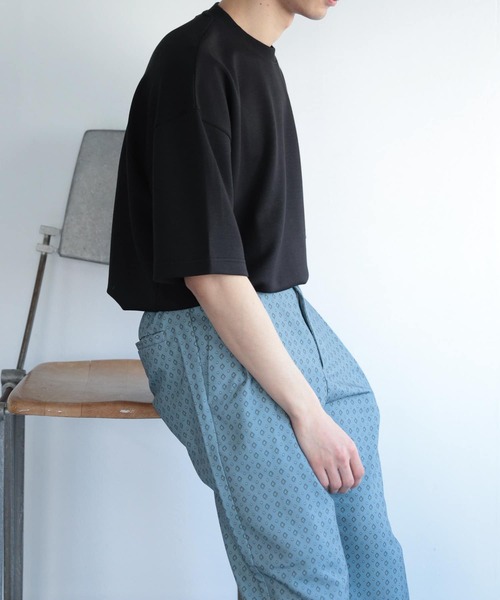 SENSE OF PLACE by URBAN RESEARCH(センスオブプレイスバイアーバンリサーチ)の「ダンボールポンチTシャツ(5分袖)(Tシャツ/カットソー・メンズ・ブルー/ライトベージュ/ブラック/ホワイト/ピンク・MEDIUM/LARGE)」の19枚目の写真