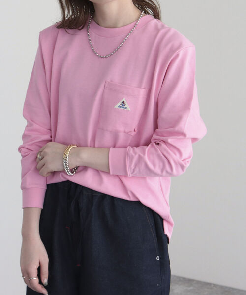 GEVACO(ゲバコ)の「【GEVACO/ゲバコ】FG限定/ヘビー天竺長袖Tシャツ(Tシャツ/カットソー・レディース・ブルー/グリーン/ベージュ/ピンク/ブラック/オフホワイト・38)」の6枚目の写真