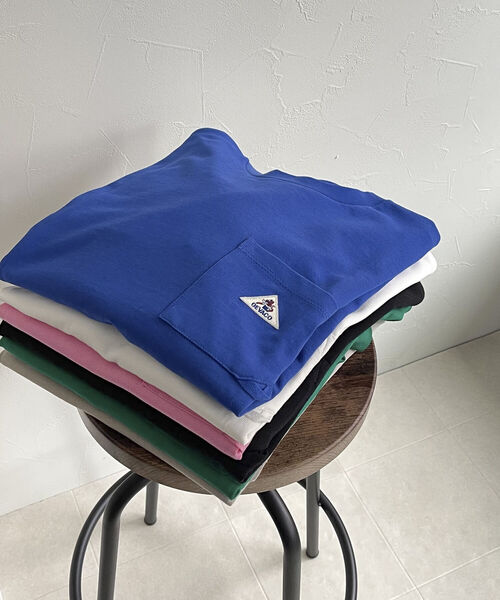 GEVACO(ゲバコ)の「【GEVACO/ゲバコ】FG限定/ヘビー天竺長袖Tシャツ(Tシャツ/カットソー・レディース・ブルー/グリーン/ベージュ/ピンク/ブラック/オフホワイト・38)」の5枚目の写真