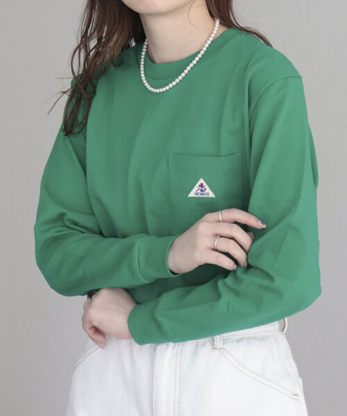 GEVACO(ゲバコ)の「【GEVACO/ゲバコ】FG限定/ヘビー天竺長袖Tシャツ(Tシャツ/カットソー・レディース・ブルー/グリーン/ベージュ/ピンク/ブラック/オフホワイト・38)」の11枚目の写真