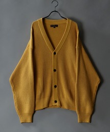 Balloon Sleeve Big silhouette Knit Cardigan/バルーンスリーブ ビッグシルエット ニット カーディガン/カーデ