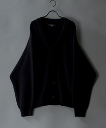Balloon Sleeve Big silhouette Knit Cardigan/バルーンスリーブ ビッグシルエット ニット カーディガン/カーデ