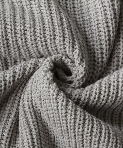 SITRY(シトリー)の「Balloon Sleeve Big silhouette Knit Cardigan/バルーンスリーブ ビッグシルエット ニット カーディガン/カーデ(カーディガン/ボレロ・メンズ・マスタード/ロイヤルブルー/ケリーグリーン/グレイッシュベージュ/ブラック/ライトグレー/パープル・M/L/LL)」の13枚目の写真