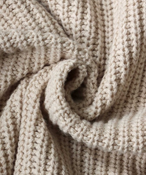 SITRY(シトリー)の「Balloon Sleeve Big silhouette Knit Cardigan/バルーンスリーブ ビッグシルエット ニット カーディガン/カーデ(カーディガン/ボレロ・メンズ・マスタード/ロイヤルブルー/ケリーグリーン/グレイッシュベージュ/ブラック/ライトグレー/パープル・M/L/LL)」の17枚目の写真