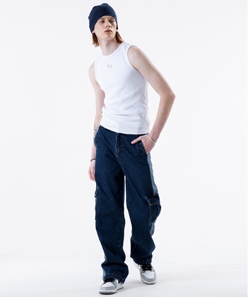 runningHIGH（ランニングハイ）の「【RUNNING HIGH 】グリッター RH ロゴ レーサー バックトップ / 23SS