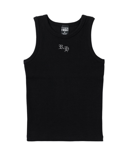 runningHIGH（ランニングハイ）の「【RUNNING HIGH 】グリッター RH ロゴ レーサー バックトップ / 23SS