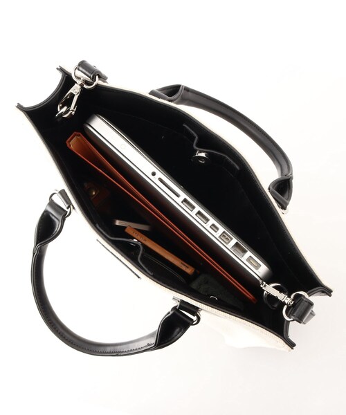 tk.TAKEO KIKUCHI（ティーケータケオキクチ）の「◆ハンドル2WAYトートバッグ（トートバッグ・メンズ・ブラック系3/ブラック系4/ブラウン系その他6/ホワイト系5・00）」の12枚目の写真