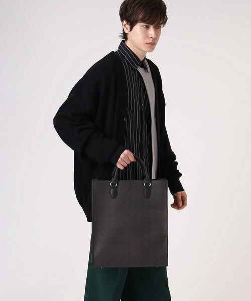 tk.TAKEO KIKUCHI（ティーケータケオキクチ）の「◆ハンドル2WAYトートバッグ（トートバッグ・メンズ・ブラック系3/ブラック系4/ブラウン系その他6/ホワイト系5・00）」の9枚目の写真