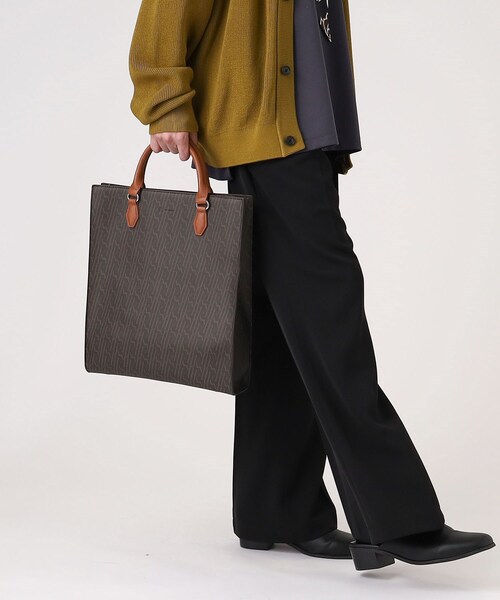 tk.TAKEO KIKUCHI（ティーケータケオキクチ）の「◆ハンドル2WAYトートバッグ（トートバッグ・メンズ・ブラック系3/ブラック系4/ブラウン系その他6/ホワイト系5・00）」の21枚目の写真