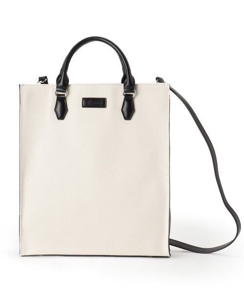 tk.TAKEO KIKUCHI（ティーケータケオキクチ）の「◆ハンドル2WAYトートバッグ（トートバッグ・メンズ・ブラック系3/ブラック系4/ブラウン系その他6/ホワイト系5・00）」の7枚目の写真