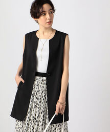 NOLLEY’S | ウォッシャブルドライタスランステッチジレ(ベスト)