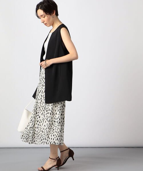 NOLLEY’S（ノーリーズ）の「ウォッシャブルドライタスランステッチジレ（ベスト・レディース・ブラック/キナリ・38）」の9枚目の写真