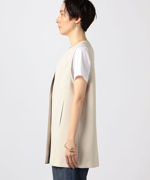 NOLLEY’S（ノーリーズ）の「ウォッシャブルドライタスランステッチジレ（ベスト・レディース・ブラック/キナリ・38）」の19枚目の写真