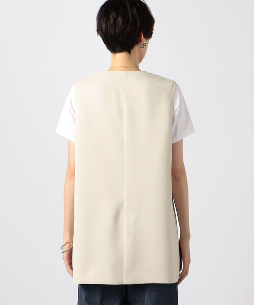 NOLLEY’S（ノーリーズ）の「ウォッシャブルドライタスランステッチジレ（ベスト・レディース・ブラック/キナリ・38）」の11枚目の写真