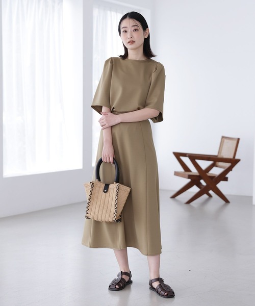 LAKOLE(ラコレ)の「スクエアクラフトトートバッグ / 180312(トートバッグ・レディース・ブラックミックス/ブラック/ナチュラル/オフホワイト・FREE)」の14枚目の写真