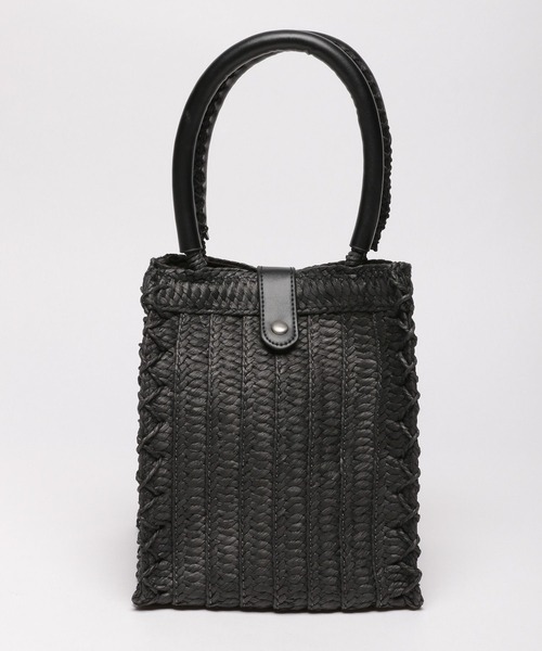 LAKOLE(ラコレ)の「スクエアクラフトトートバッグ / 180312(トートバッグ・レディース・ブラックミックス/ブラック/ナチュラル/オフホワイト・FREE)」の20枚目の写真