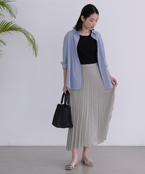 LAKOLE(ラコレ)の「スクエアクラフトトートバッグ / 180312(トートバッグ・レディース・ブラックミックス/ブラック/ナチュラル/オフホワイト・FREE)」の10枚目の写真