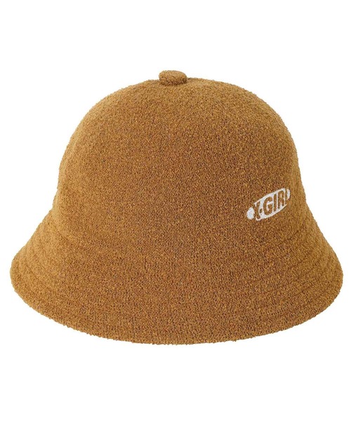 X-girl（エックスガール）の「METRO HAT（ハット・レディース・ブラック/ブラウン・ONE SIZE）」の2枚目の写真