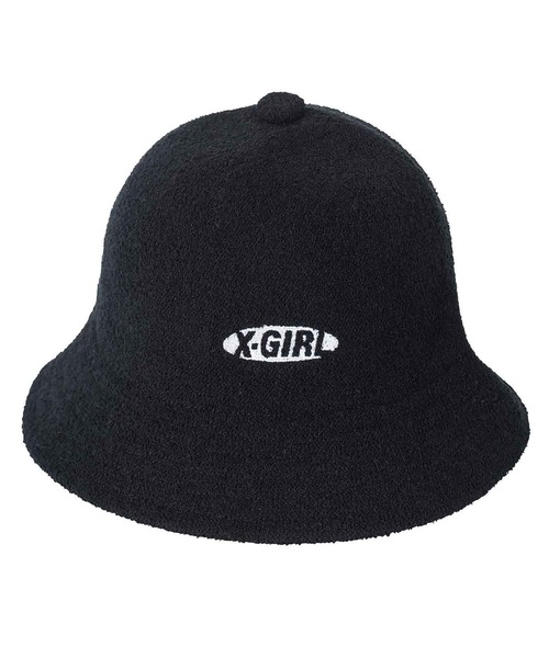 X-girl（エックスガール）の「METRO HAT（ハット・レディース・ブラック/ブラウン・ONE SIZE）」の3枚目の写真