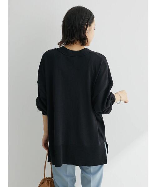 Green　Parks（グリーンパークス）の「洗える　ミドル丈カーディガン（カーディガン/ボレロ・レディース・パープル/ピンク/アイボリー/ブラック・FREE）」の14枚目の写真