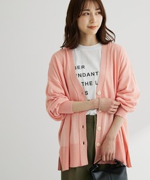 洗える　ミドル丈カーディガン