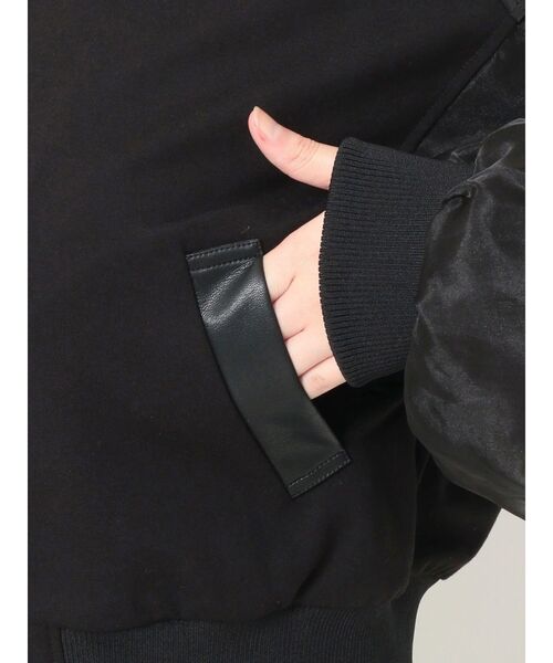 MURUA(ムルーア)の「シアードッキングブルゾン(ブルゾン・レディース・ブラック/ホワイト・FREE)」の16枚目の写真