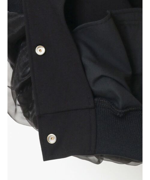 MURUA(ムルーア)の「シアードッキングブルゾン(ブルゾン・レディース・ブラック/ホワイト・FREE)」の17枚目の写真