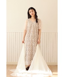 muguet（ミュゲ）の「sheer flower onepiece（ワンピース）」 - WEAR