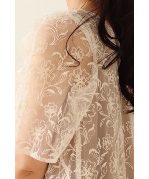 muguet（ミュゲ）の「sheer flower onepiece（ワンピース）」 - WEAR