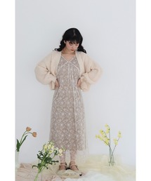 muguet（ミュゲ）の「sheer flower onepiece（ワンピース）」 - WEAR